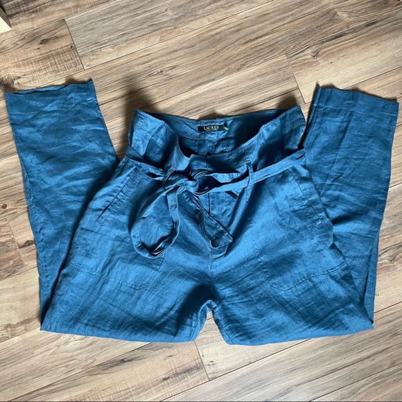 LRL Linen Trousers - Picture 4 of 10